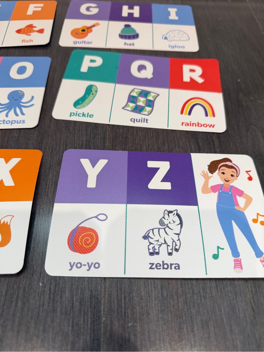 Ms Rachel Colorful Alphabet Numbers Flash Cards for Kids Learning Set - Picture 5 of 9